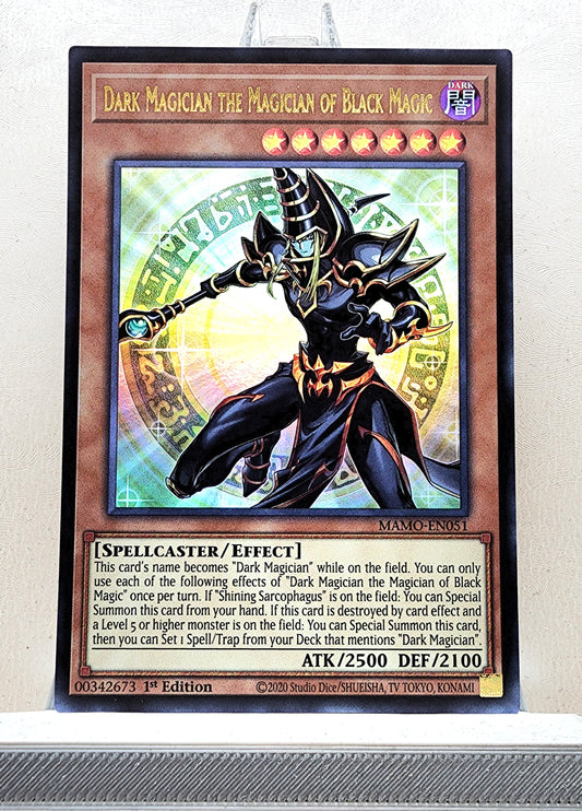 Yugioh! 1x Dark Magician the Magician of Black Magic (MAMO - Ultra Rare) 1st Edition