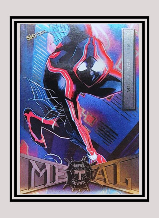 Marvel! 1x Miles Morales - Base Low Series (#052 - 2021 Upper Deck Spiderman Metal Universe)