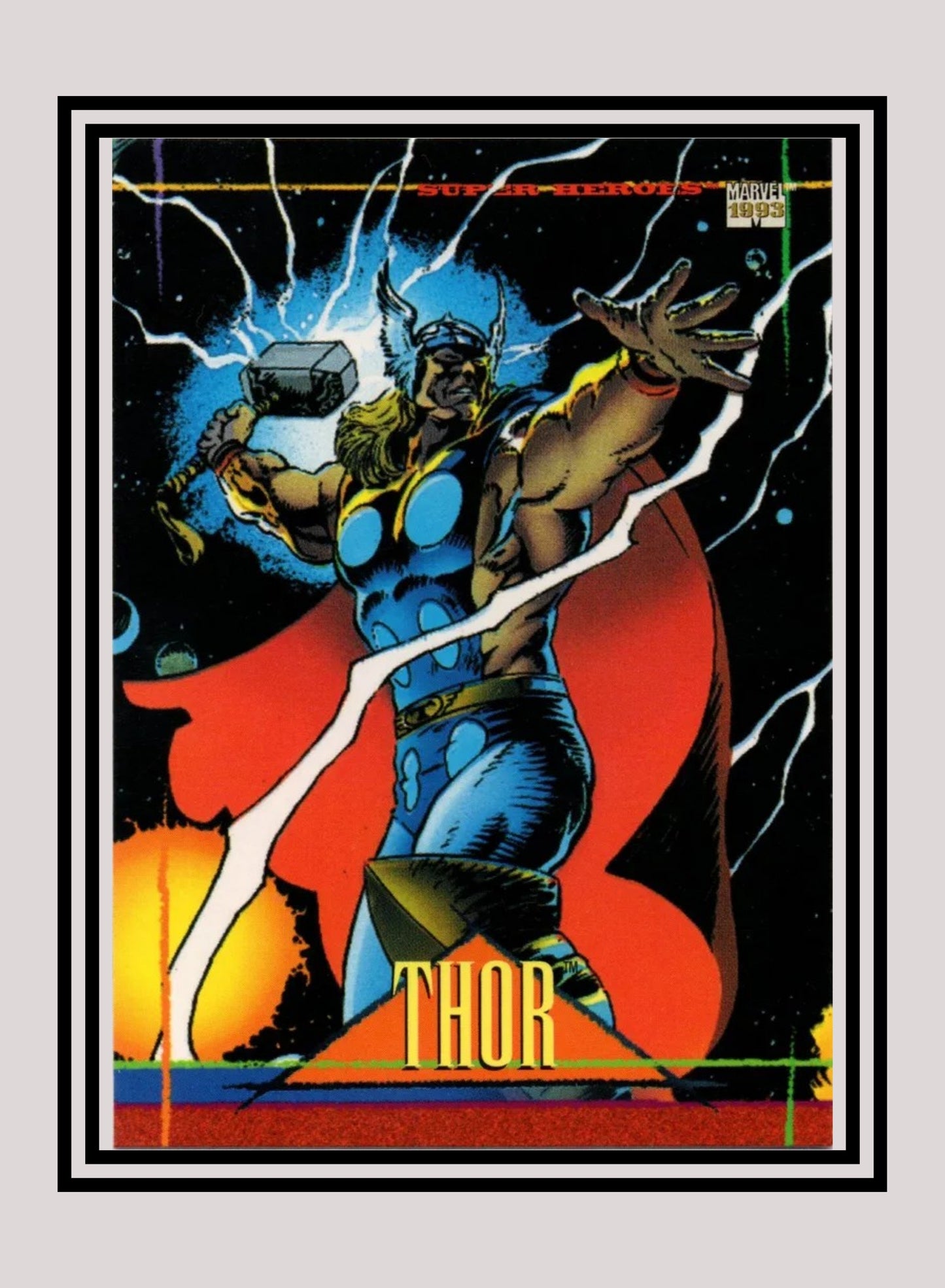 Marvel! 1x Thor - Base (#053 - 1993 Skybox Marvel Universe Series 4)