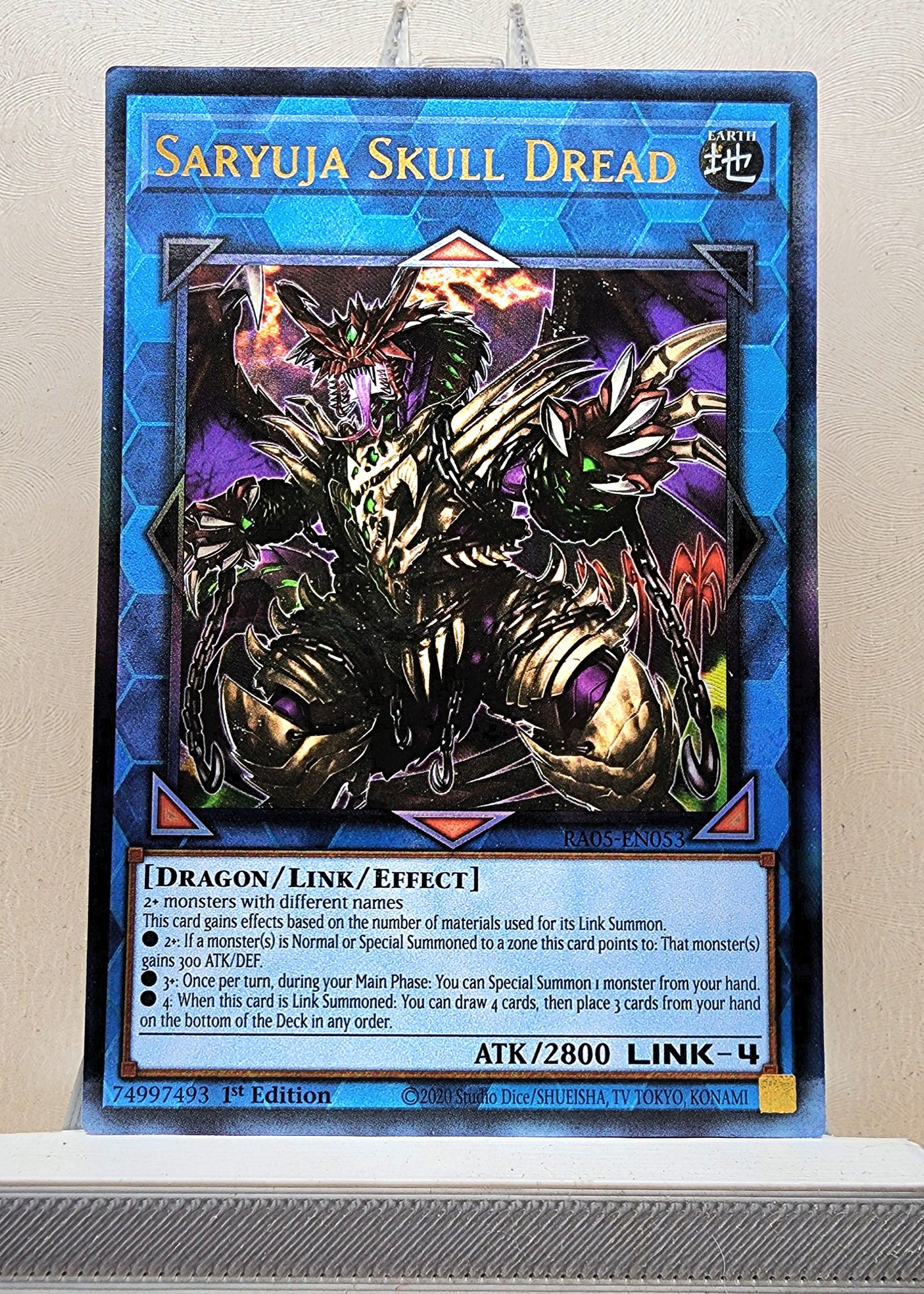 Yugioh! 1x Saryuja Skull Dread (RA05 - Prismatic Ultimate Rare) 1st Edition