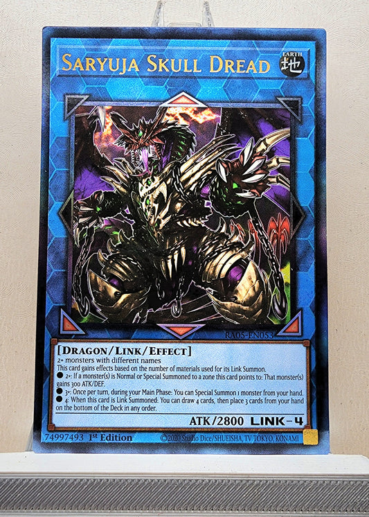 Yugioh! 1x Saryuja Skull Dread (RA05 - Prismatic Ultimate Rare) 1st Edition