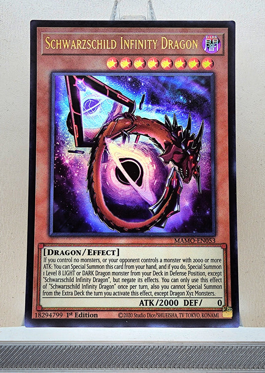 Yugioh! 1x Schwarzschild Infinity Dragon (MAMO - Ultra Rare) 1st Edition