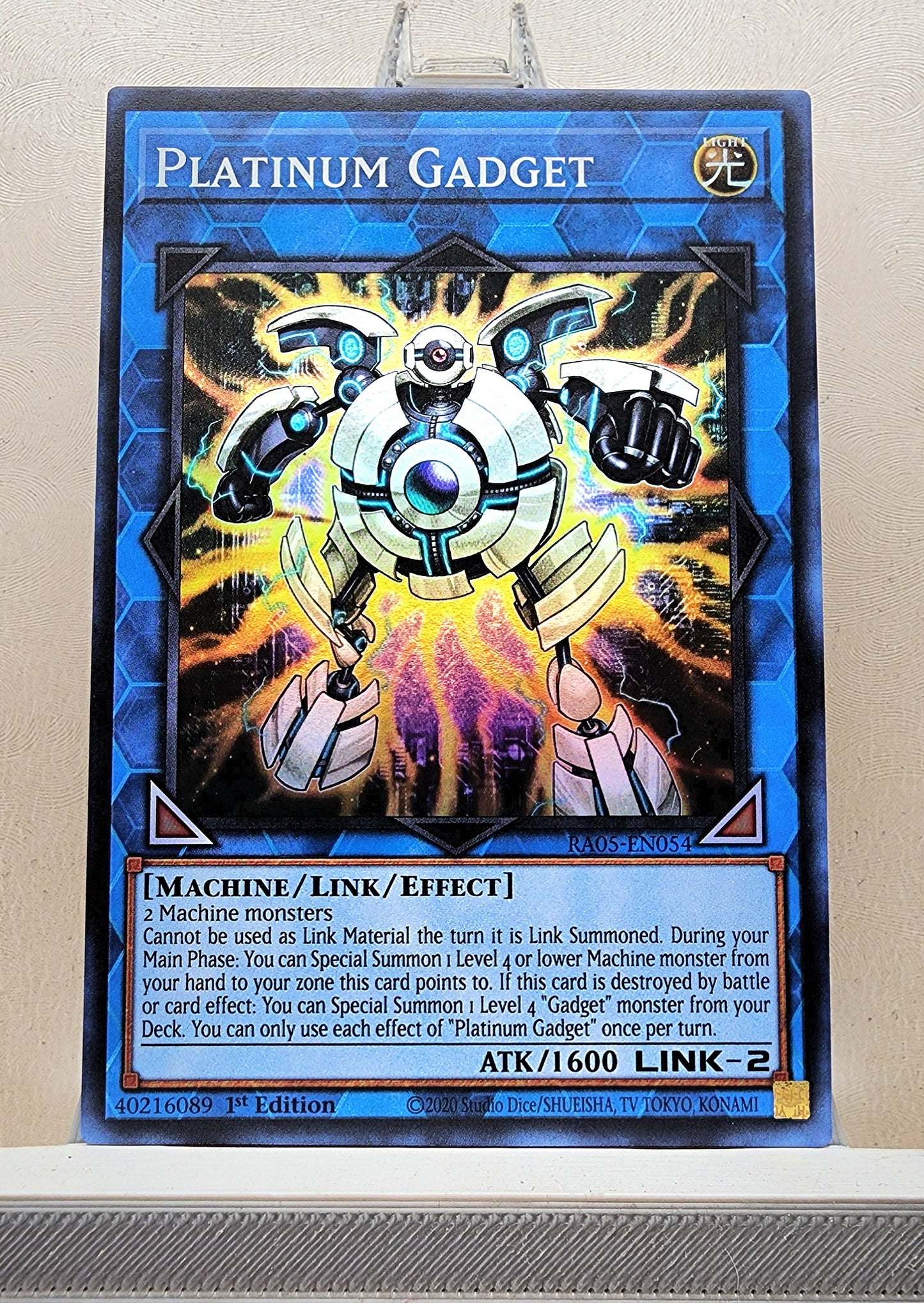 Yugioh! 1x Platinum Gadget (RA05 - Super Rare) 1st Edition