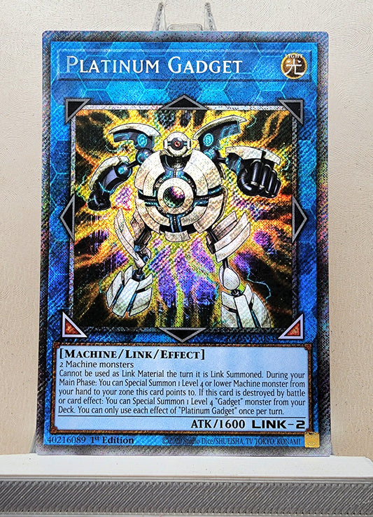 Yugioh! 1x Platinum Gadget (RA05 - Platinum Secret Rare) 1st Edition