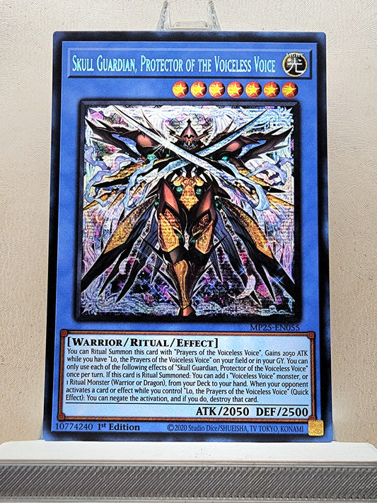 Yugioh! 1x Skull Guardian, Protector of the Voiceless Voice (MP25 - Prismatic Secret Rare) 1st Edition