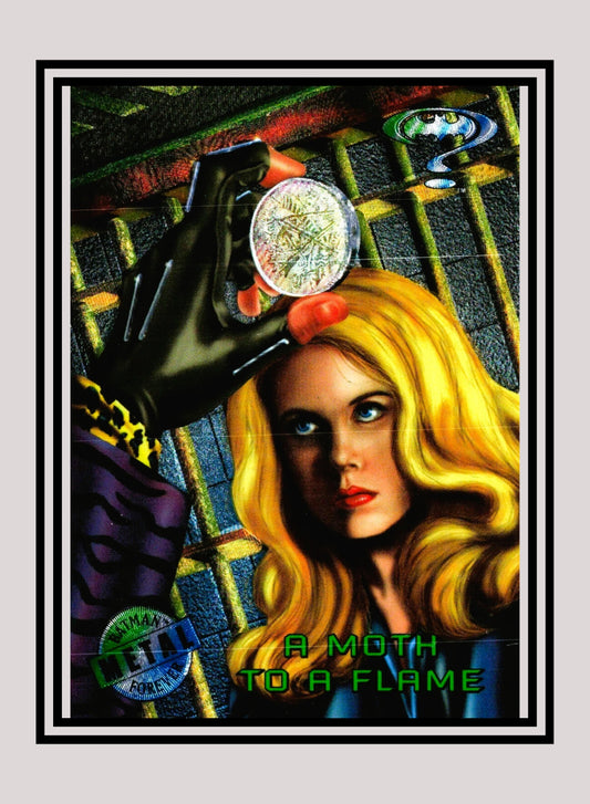 DC! 1x A Moth to a Flame - Base Metal (#055 - 1995 Fleer Batman Forever Metal)