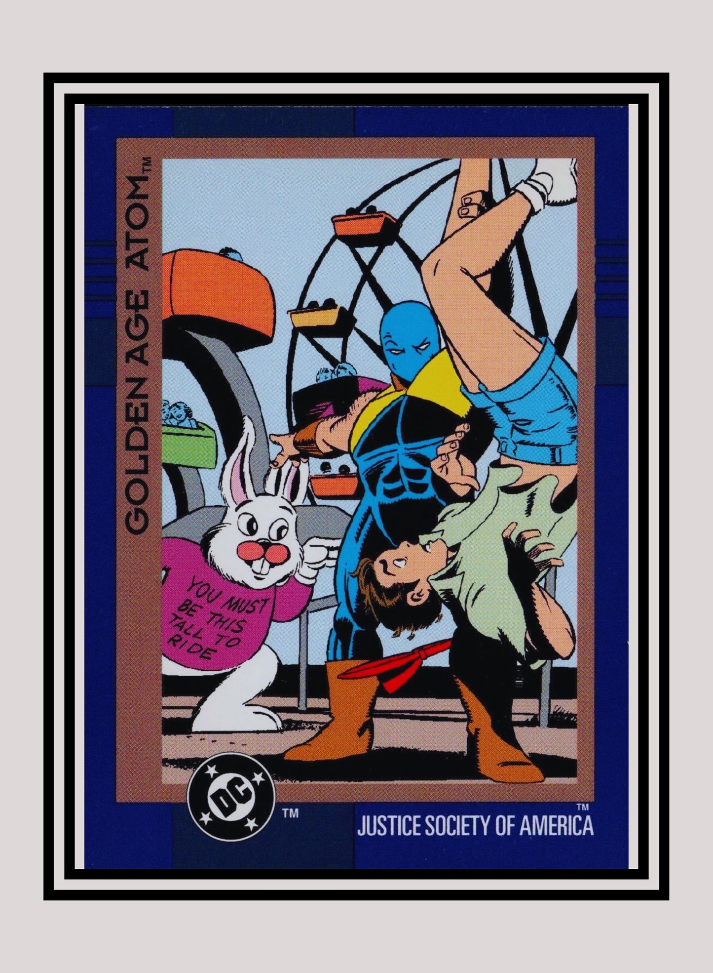 DC! 1x Golden Age Atom - Base (#055 - 1993 Skybox DC Cosmic Teams)