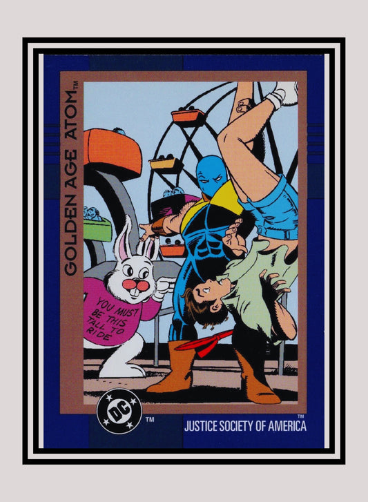DC! 1x Golden Age Atom - Base (#055 - 1993 Skybox DC Cosmic Teams)