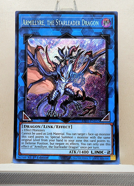 Yugioh! 1x Armillyre, the Starleader Dragon (RA05 - Secret Rare) 1st Edition