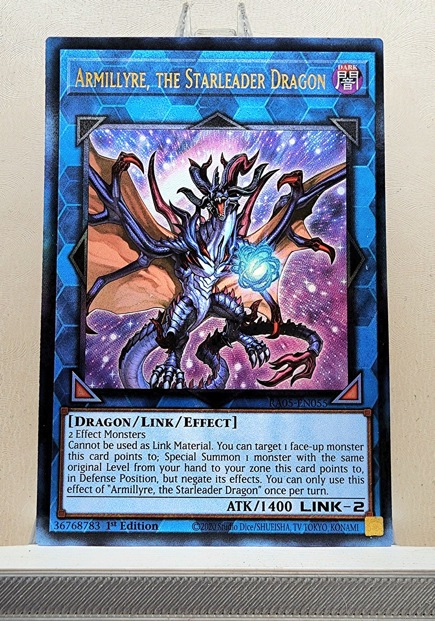 Yugioh! 1x Armillyre, the Starleader Dragon (RA05 - Prismatic Ultimate Rare) 1st Edition