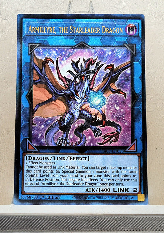 Yugioh! 1x Armillyre, the Starleader Dragon (RA05 - Prismatic Ultimate Rare) 1st Edition