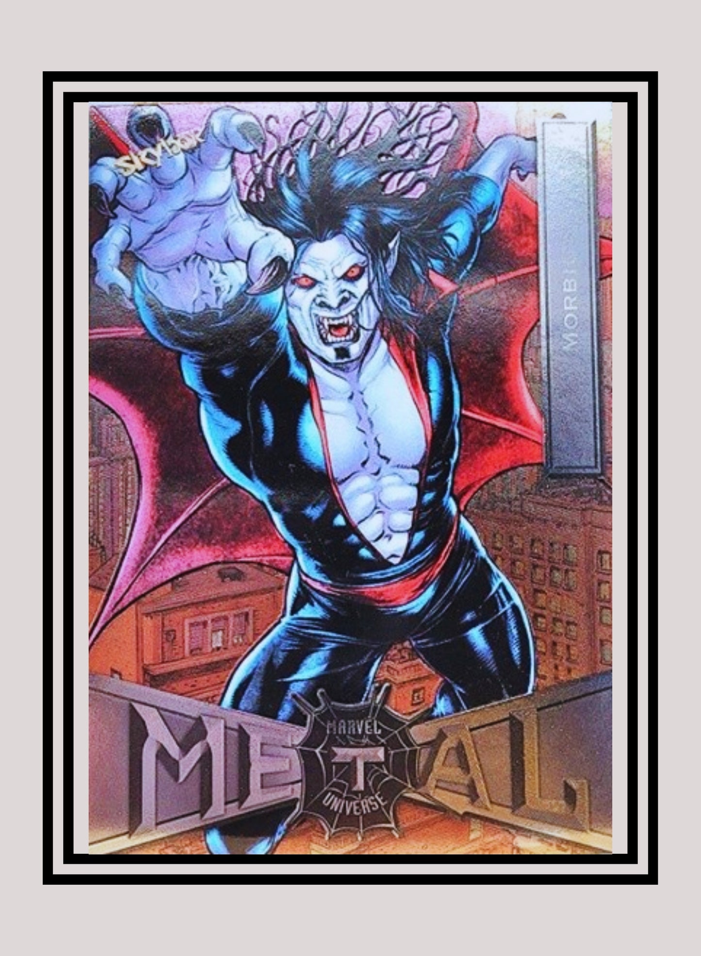 Marvel! 1x Morbius - Base Low Series (#056 - 2021 Upper Deck Spiderman Metal Universe)