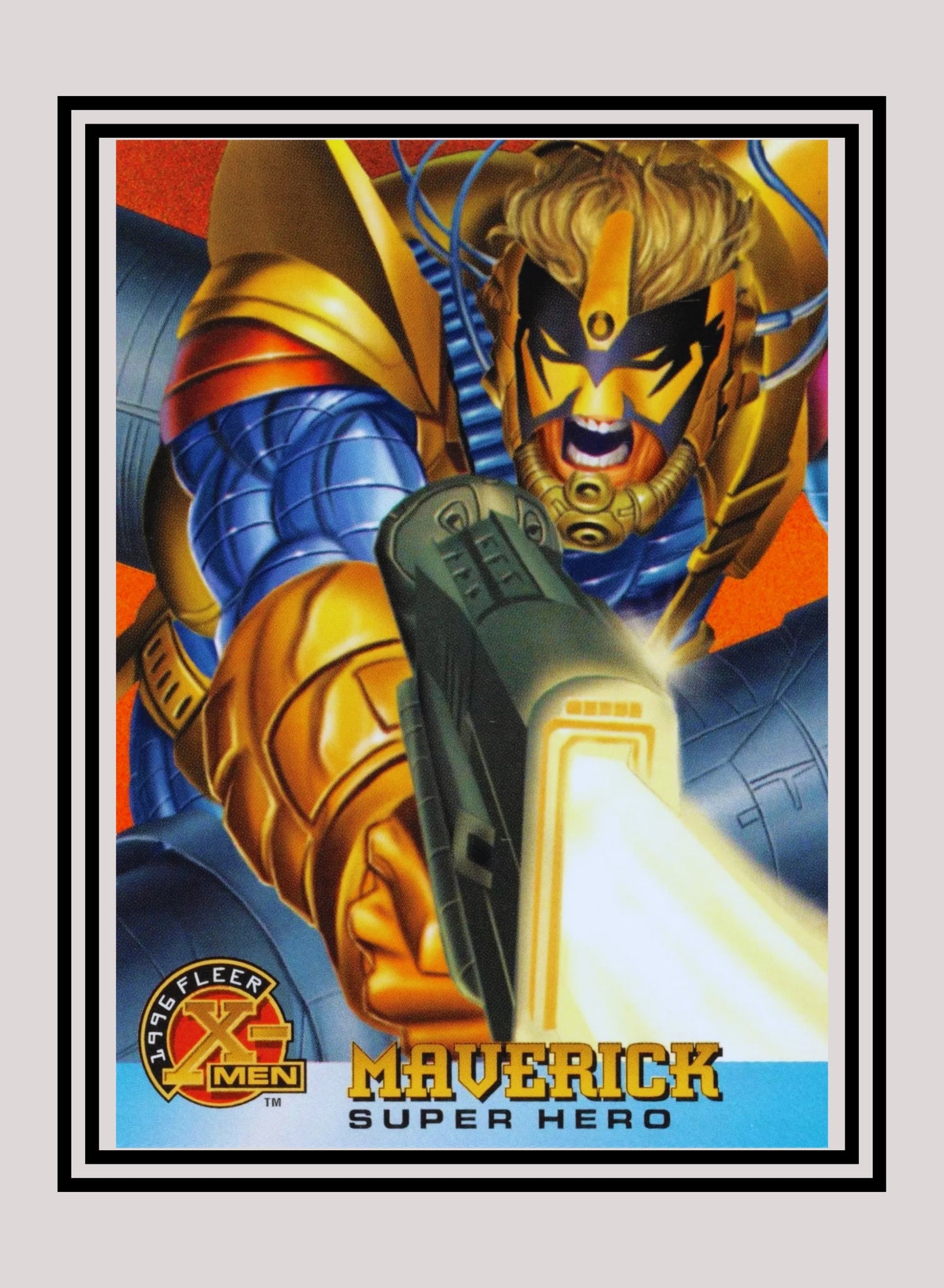 Marvel! 1x Maverick - Base (#056 - 1996 Fleer X Men)