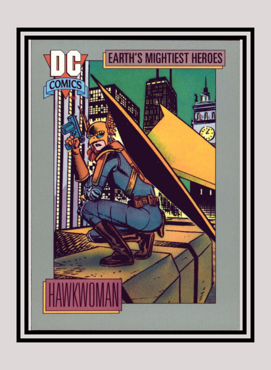 DC! 1x Hawkwoman - Base (#056 - 1991 Impel DC Cosmic Cards)