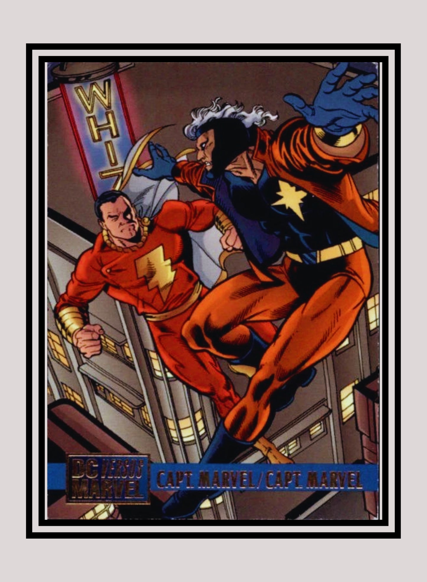Marvel! 1x Capt. Marvel vs. Capt. Marvel - Base (#056 - 1995 Fleer DC vs. Marvel Comics)