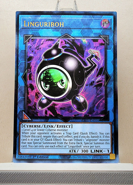 Yugioh! 1x Linguriboh (RA05 - Prismatic Ultimate Rare) 1st Edition