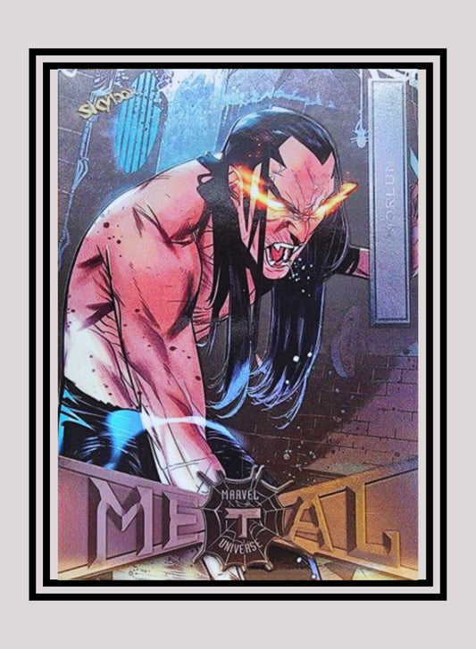 Marvel! 1x Morlun - Base Low Series (#057 - 2021 Upper Deck Spiderman Metal Universe)