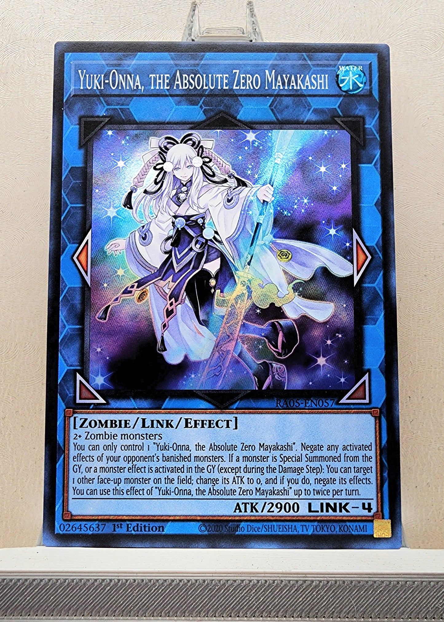 Yugioh! 1x Yuki-Onna, the Absolute Zero Mayakashi (RA05 - Super Rare) 1st Edition