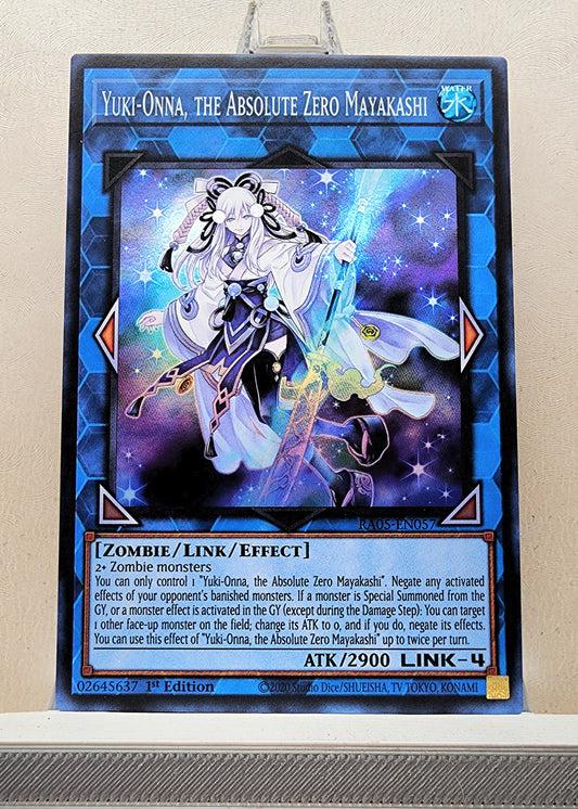 Yugioh! 1x Yuki-Onna, the Absolute Zero Mayakashi (RA05 - Super Rare) 1st Edition