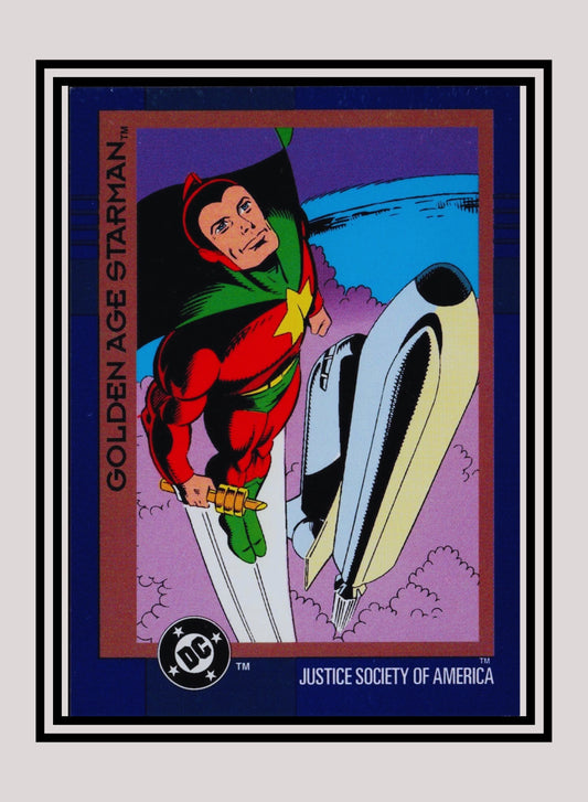 DC! 1x Golden Age Starman - Base (#057 - 1993 Skybox DC Cosmic Teams)