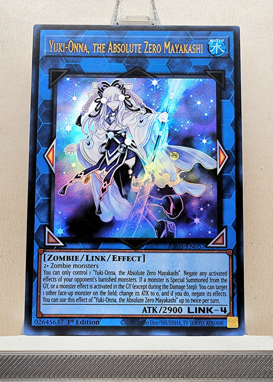 Yugioh! 1x Yuki-Onna, the Absolute Zero Mayakashi (RA05 - Ultra Rare) 1st Edition