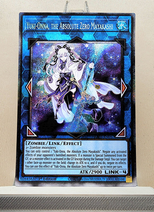 Yugioh! 1x Yuki-Onna, the Absolute Zero Mayakashi (RA05 - Starlight Rare) 1st Edition