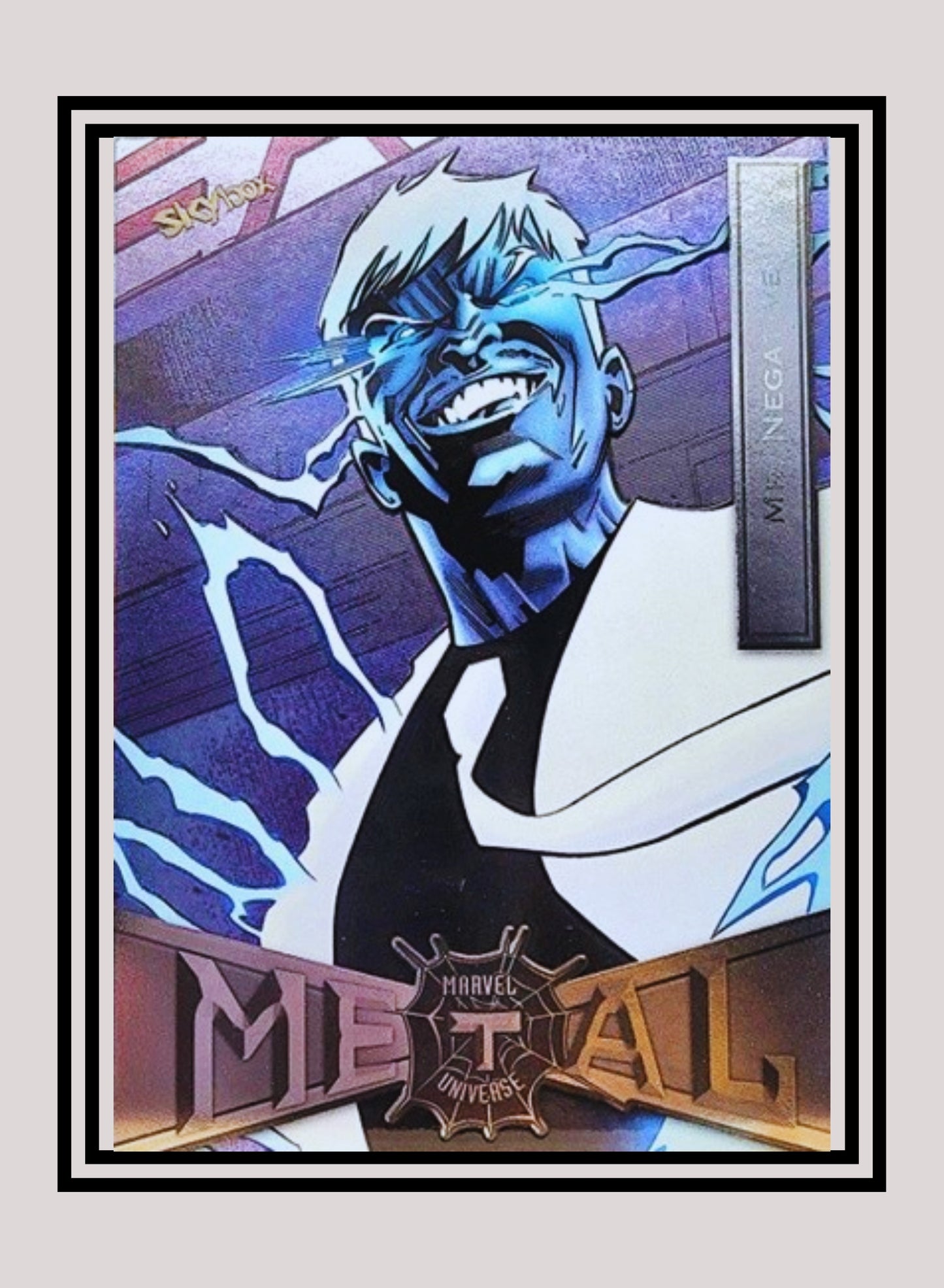 Marvel! 1x Mr. Negative - Base Low Series (#058 - 2021 Upper Deck Spiderman Metal Universe)