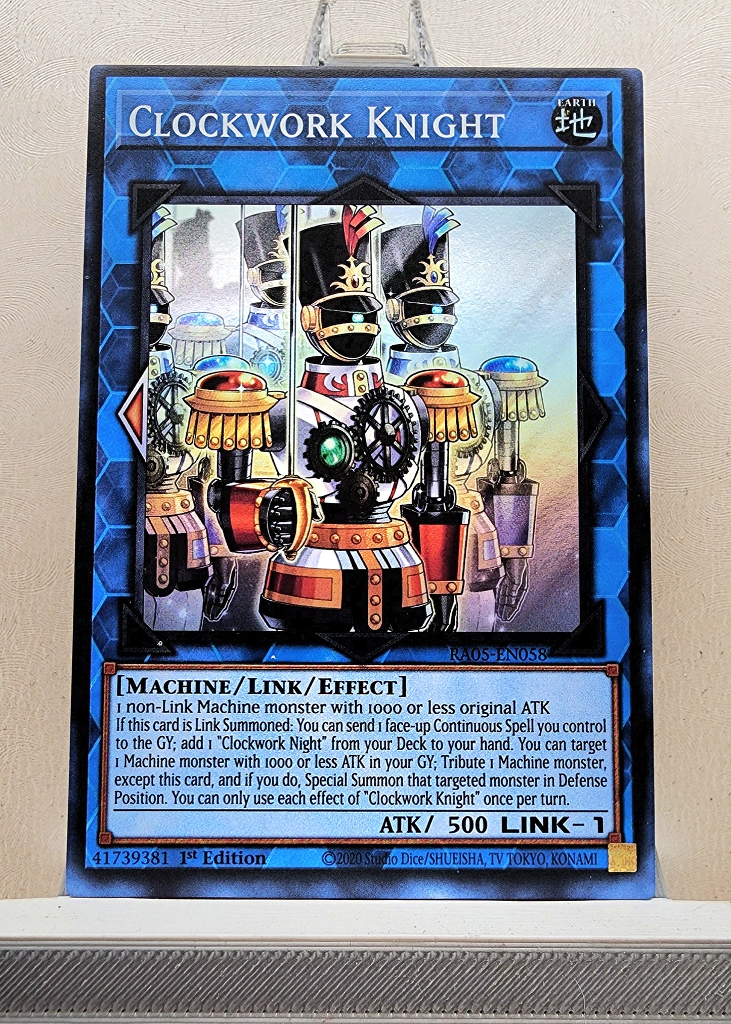 Yugioh! 1x Clockwork Knight (RA05 - Super Rare) 1st Edition