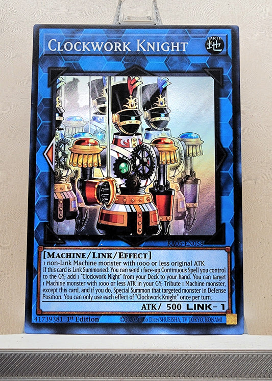 Yugioh! 1x Clockwork Knight (RA05 - Super Rare) 1st Edition
