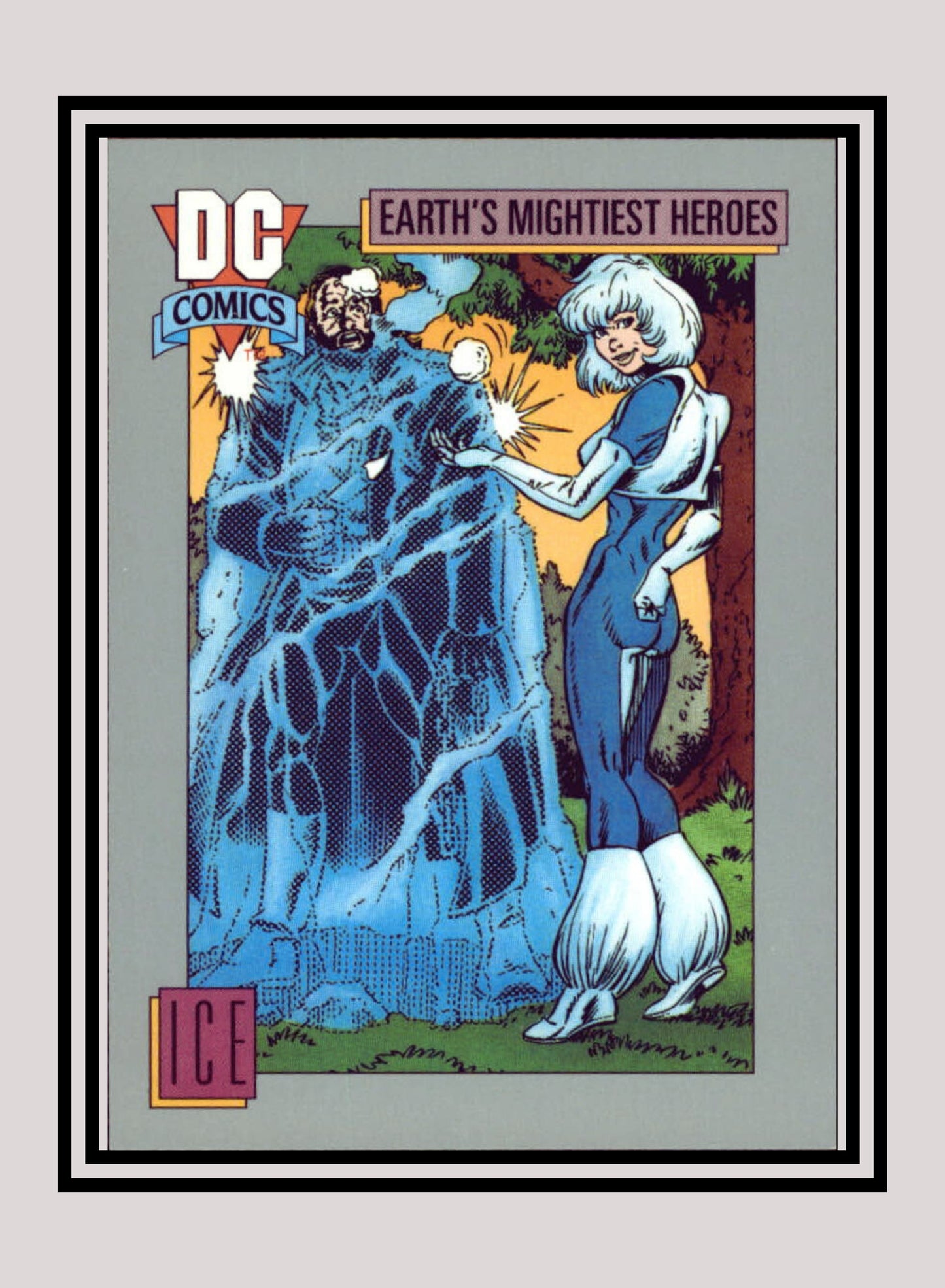 DC! 1x Ice - Base (#058 - 1991 Impel DC Cosmic Cards)
