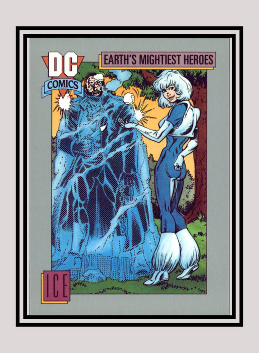 DC! 1x Ice - Base (#058 - 1991 Impel DC Cosmic Cards)