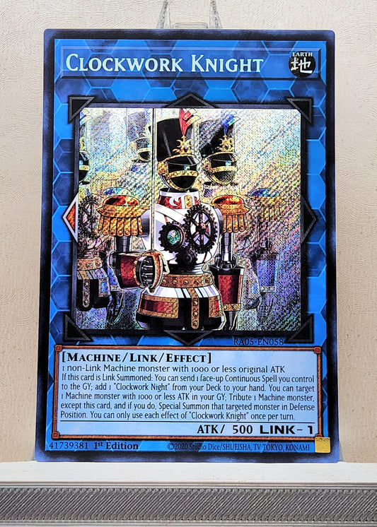 Yugioh! 1x Clockwork Knight (RA05 - Secret Rare) 1st Edition