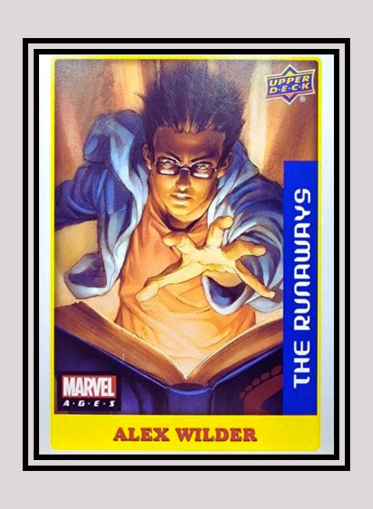 Marvel! 1x Alex Wilder - Sticker (#058 - 2020 Upper Deck Marvel Ages)