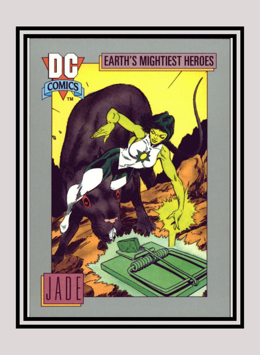 DC! 1x Jade - Base (#059 - 1991 Impel DC Cosmic Cards)