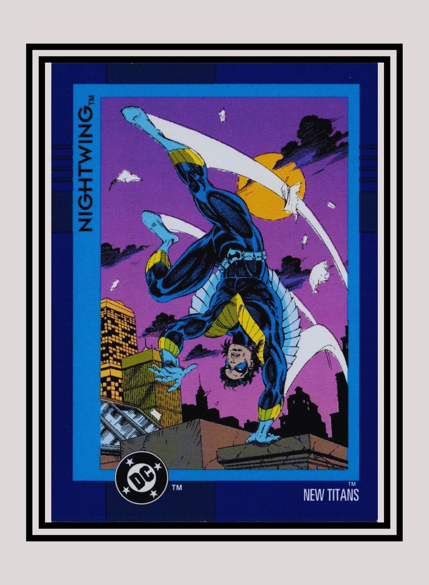DC! 1x Nightwing - Base (#059 - 1993 Skybox DC Cosmic Teams)