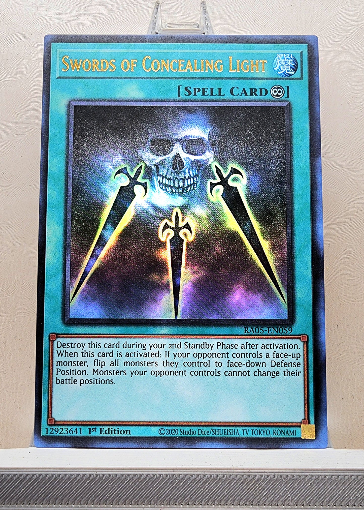 Yugioh! 1x Swords of Concealing Light (RA05 - Ultra Rare) 1st Edition