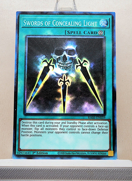 Yugioh! 1x Swords of Concealing Light (RA05 - Prismatic Collectors Rare) 1st Edition