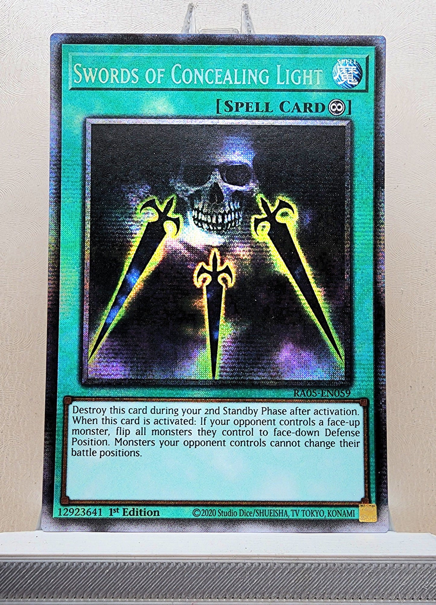 Yugioh! 1x Swords of Concealing Light (RA05 - Starlight Rare) 1st Edition