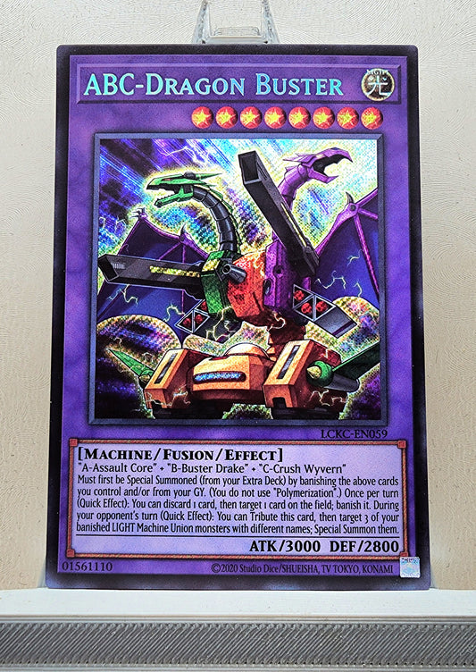 Yugioh! 1x ABC-Dragon Buster (LCKC - Secret Rare) Unli Edition