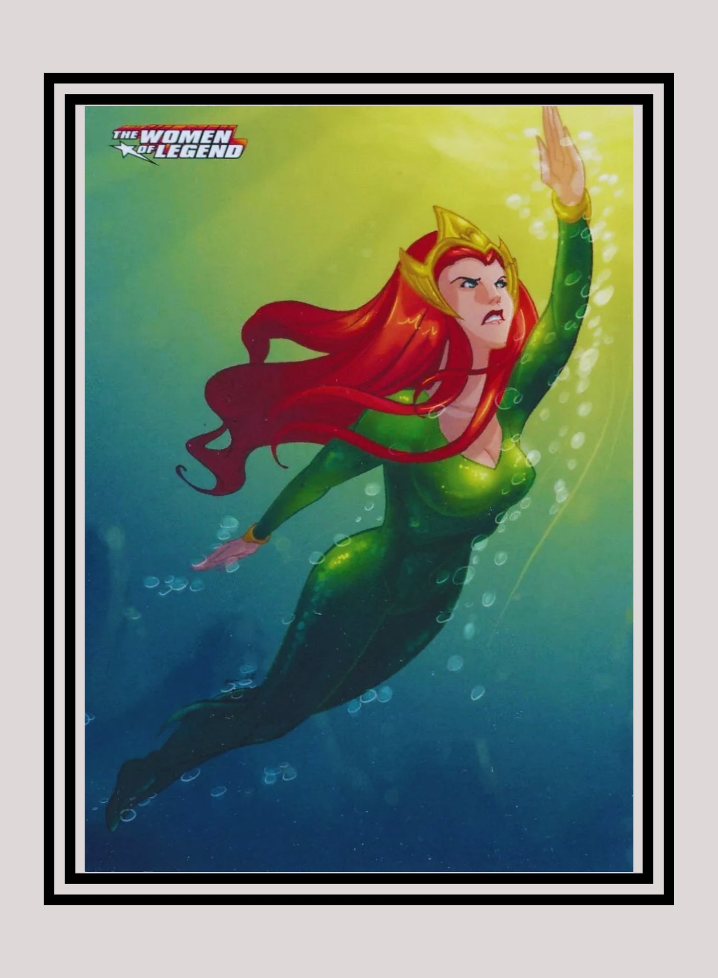 DC! 1x Mera - Base (#05 - 2013 Cryptozoic The Women of Legend)