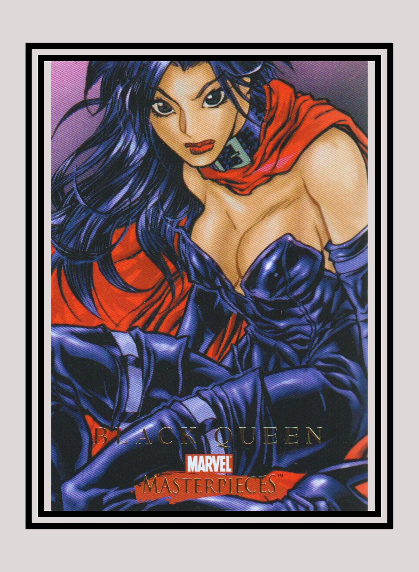 Marvel! 1x Black Queen - Base (#05 - 2008 Upper Deck Marvel Masterpieces Series 2)