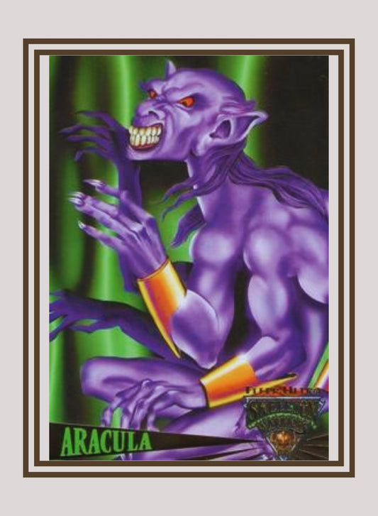 1x Aracula - Base (#005 - 1995 Fleer Ultra Skeleton Warriors)