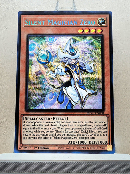 Yugioh! 1x Silent Magician Zero (MP25 - Prismatic Secret Rare) 1st Edition