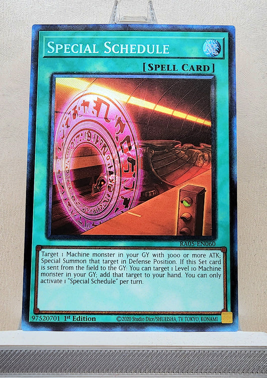 Yugioh! 1x Special Schedule (RA05 - Prismatic Collectors Rare) 1st Edition
