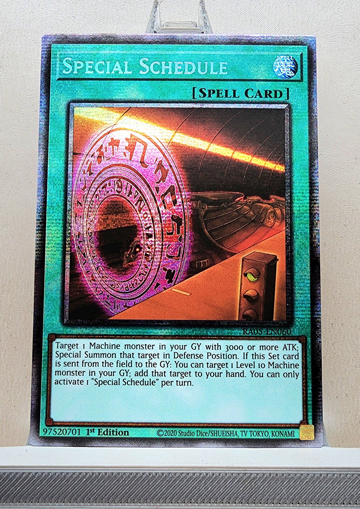 Yugioh! 1x Special Schedule (RA05 - Starlight Rare) 1st Edition