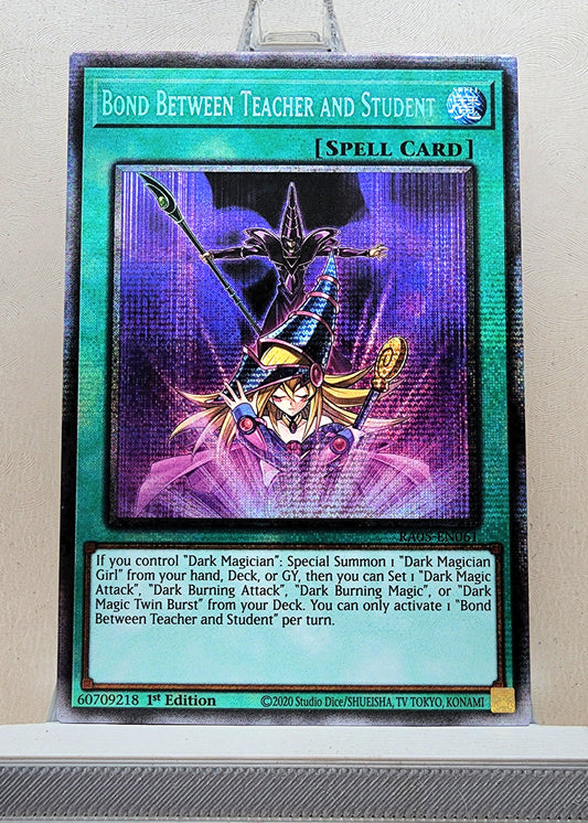 Yugioh! 1x Bond Between Teacher and Student (RA05 - Starlight Rare) 1st Edition