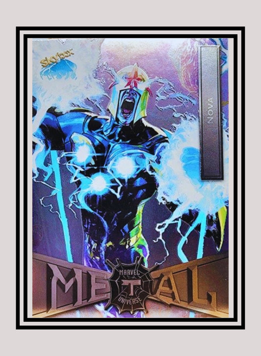 Marvel! 1x Nova - Base Low Series (#062 - 2021 Upper Deck Spiderman Metal Universe)