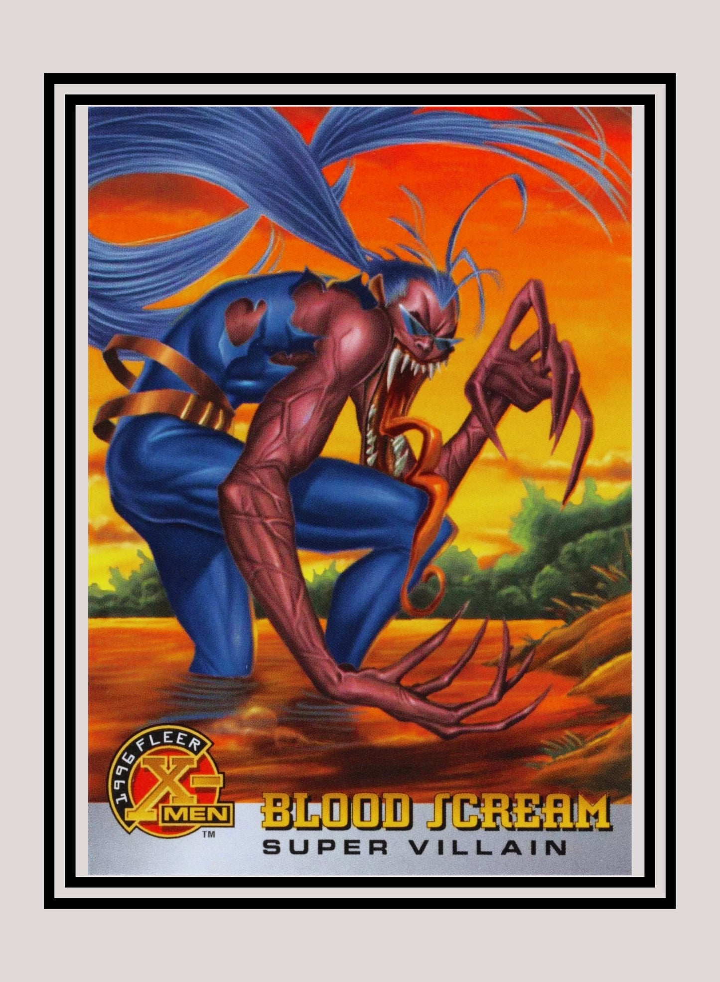 Marvel! 1x Blood Scream - Base (#062 - 1996 Fleer X Men)