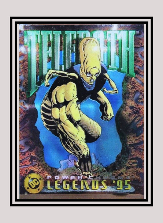 DC! 1x Telepath - Power Chrome (#062 - 1995 SkyBox DC Power Chrome Legends)