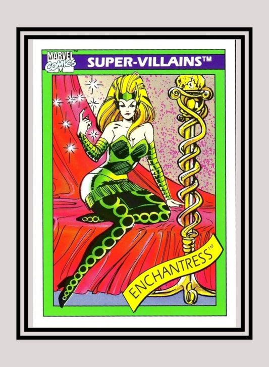 Marvel! 1x Enchantress - Base (#062 - 1990 Impel Marvel Universe Series I)